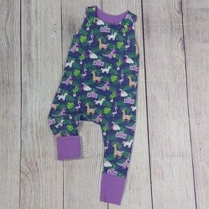 Custom Made ADJUSTABLE Grow-With-Me Infant/Toddler Romper 6m-4+y Holiday Ornamen